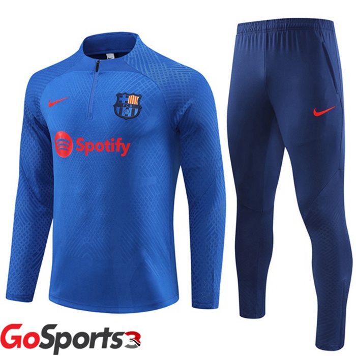 バルセロナ トレーニングシャツセット ブルー 2023/2024
